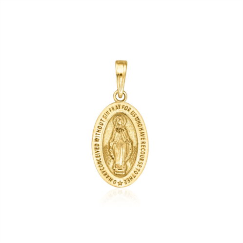 Canaria Fine Jewelry Canaria 10kt yellow gold miraculous medal pendant