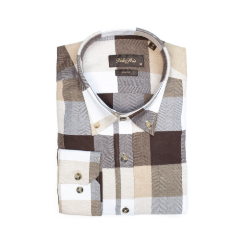 VELLAPAIS fulton slim fit cotton shirt