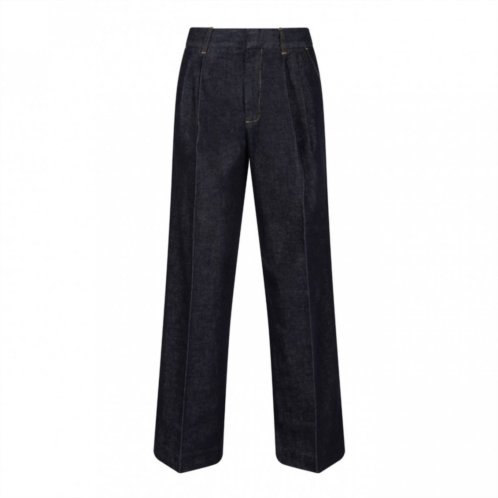 Zimmermann womens illustration denim pants in night sky