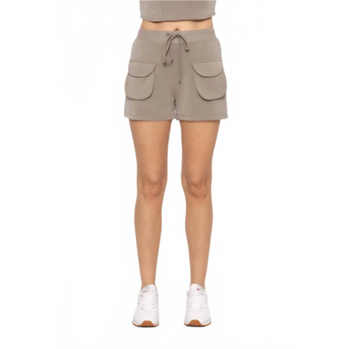 Mono b cozy lounge shorts in gray