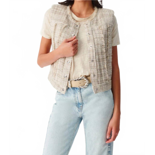 IRO dilea sleeveless jacket in beige