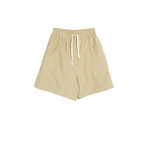 Nicholas Daley mens wide short in beige