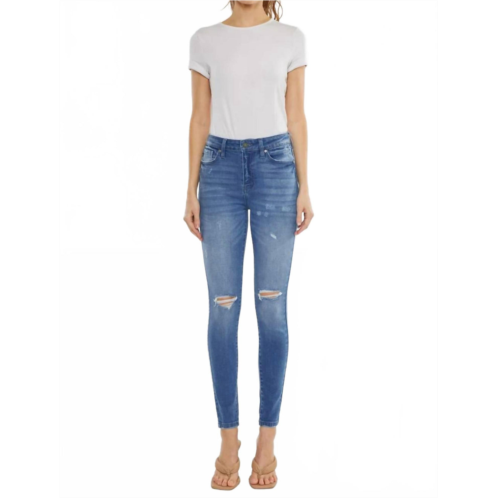 KanCan hilarie high rise super skinny jeans in blue