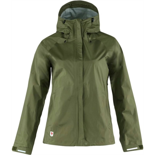 Fjallraven womens high coast hydratic jacket in green