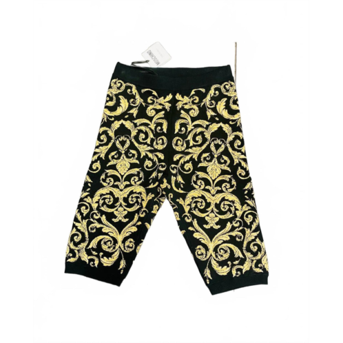 MOSCHINO couture baroque sweater shorts in black