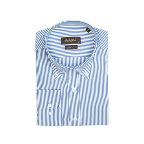 VELLAPAIS cosmos slim fit cotton shirt