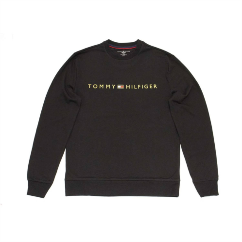 Tommy Hilfiger mens modern essentials french terry sweatshirt in black