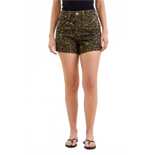 Judy Blue high waist cut off shorts in leopard
