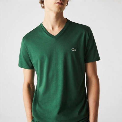 LACOSTE v-neck tee in green