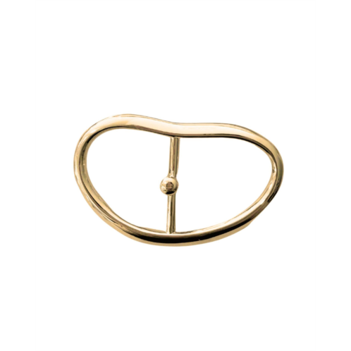 LIZZIE FORTUNATO womens wide georgia belt buckle in gold