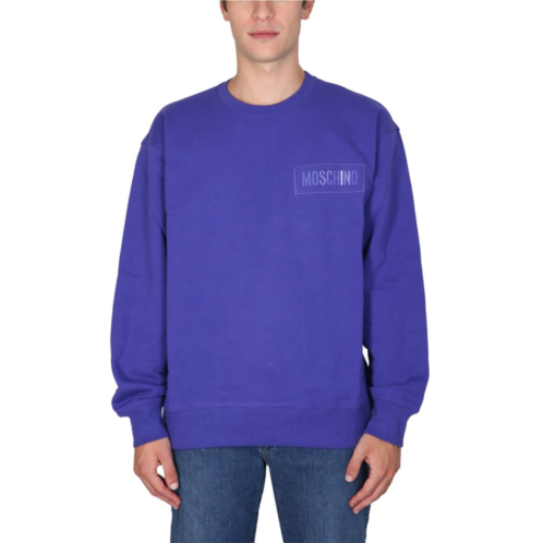 Moschino relaxed fit purple sweatshirt