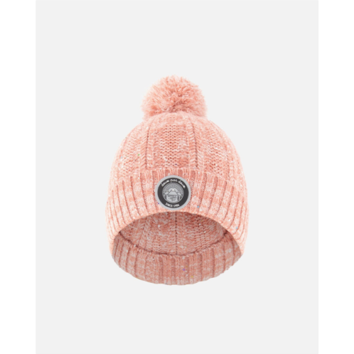 Deux par Deux knit hat light pink