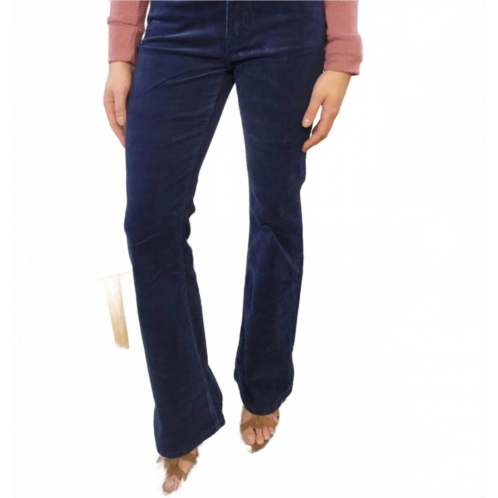 KanCan genesis corduroy flares jeans in navy blue