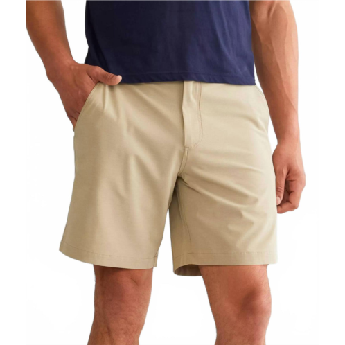 Flags & Anthem millen performance hybrid short in khaki