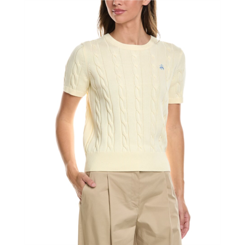 Brooks Brothers cable crew sweater