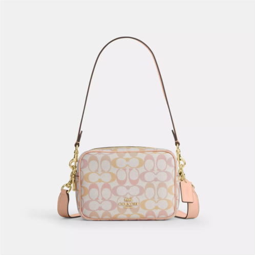 Coach Outlet mini carey crossbody bag in signature canvas