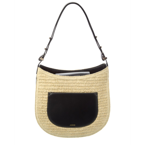 Jason Wu straw & leather shoulder bag