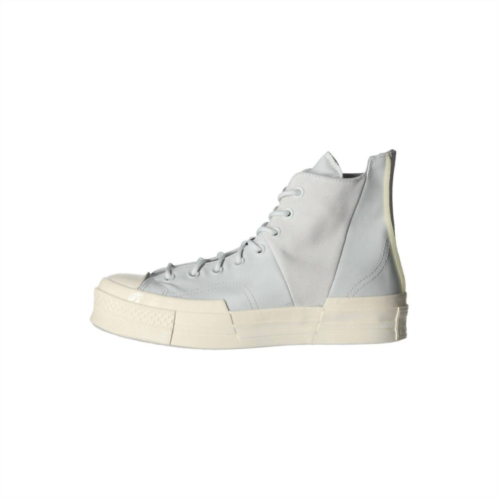 Converse womens chuck taylor all star 70 hi plus mixed material sneakers in moonbathe egret