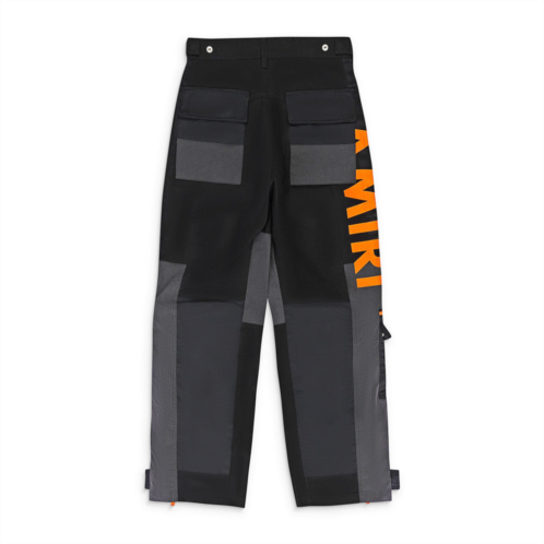 Amiri parachute black cargo pants