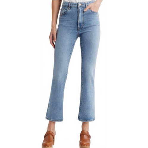 FRAME reboot high waist crop flare jeans in lark