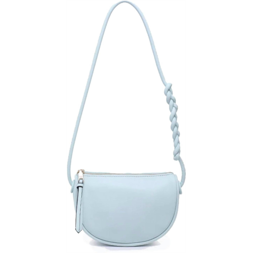 Jen & Co. womens annaka vegan shoulder bag in pale mint