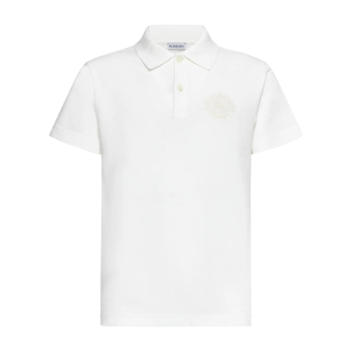 Burberry ekd pique weave cotton polo shirt