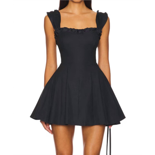 Free People midnight magic mini dress in black combo