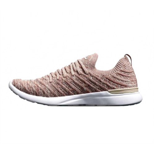 APL womens techloom wave shoes in beach/beachwood/melange