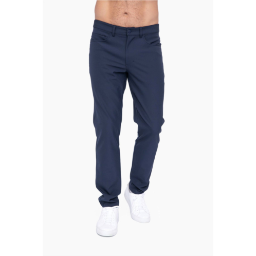 Mono b 5 pocket golf pants in navy