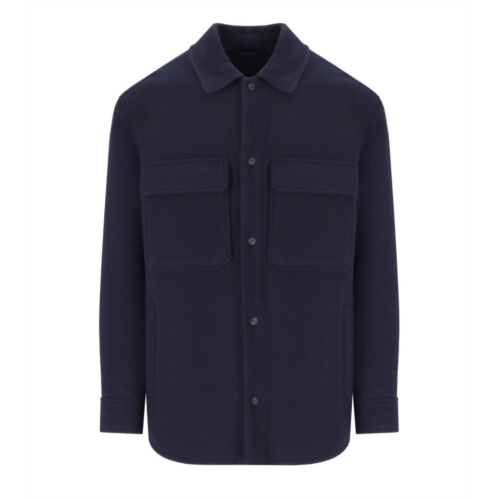 Emporio Armani navy blue wool jacket