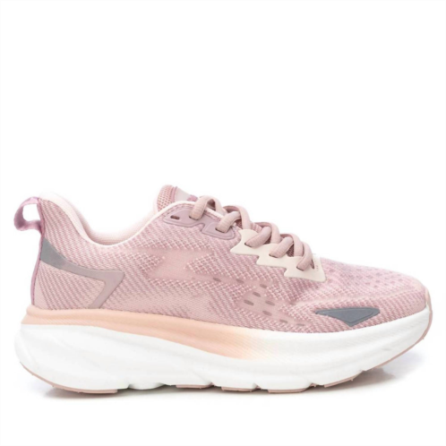 Xti womens active casual sneakers in nude