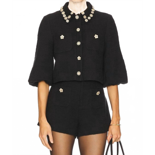 Cinq a sept ansey jacket in black