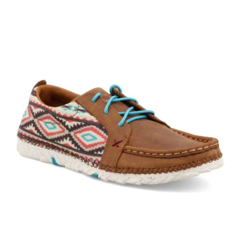 TWISTED X womens zero-x casual shoes in aztec brown