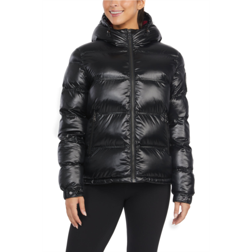 Pajar WOMENS steph channel quilted short puffer fixed hood