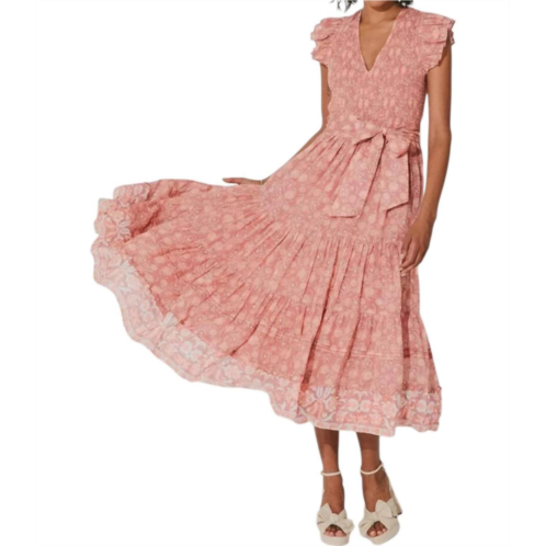 Cleobella marcella midi dress in camara floral