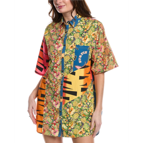 RE/DONE oversized shirtdress