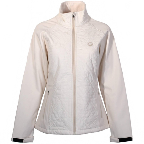 HOOEY womens cream softshell jacket