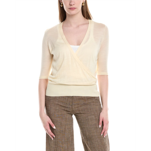 Lafayette 148 New York wrap silk pullover