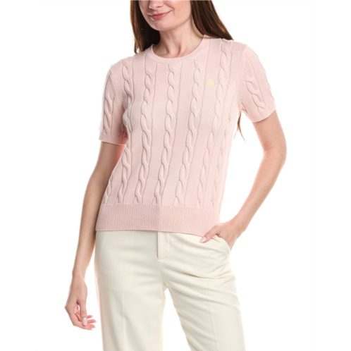 Brooks Brothers cable crewneck sweater