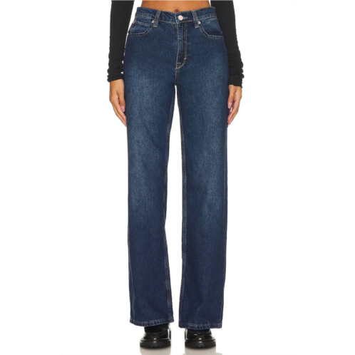 Free People tinsley baggy high-rise jeans in dark romance