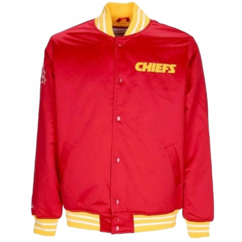Mitchell & Ness nfl kansas city chiefs heavyweight jacket in scarlet