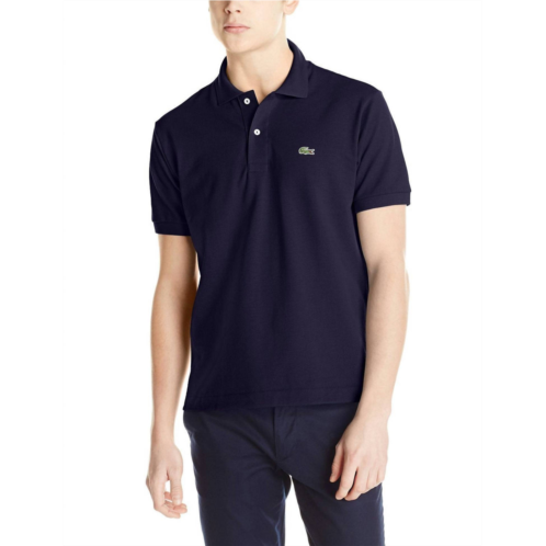 LACOSTE short sleeve pique original fit polo shirt in navy