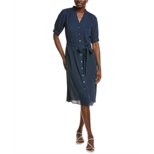 Brooks Brothers dot print shirtdress