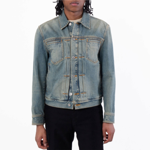 Salvatore Ferragamo Ferragamo spread collar trucker denim jacket