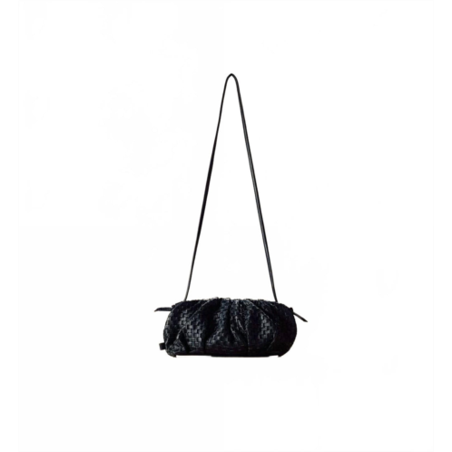 Cleobella womens gigi woven crossbody bag in black