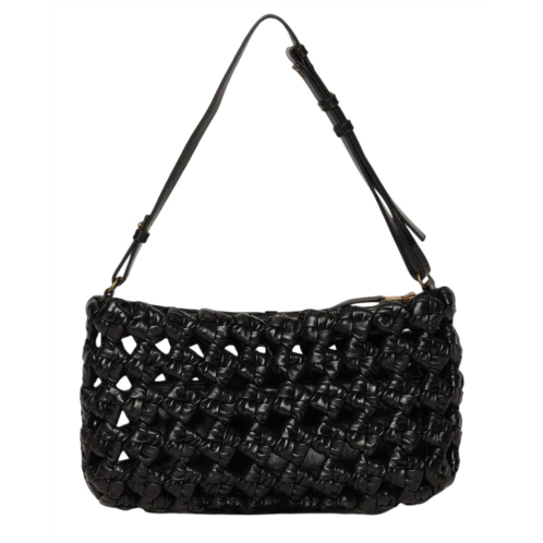 Walter Baker ash leather clutch