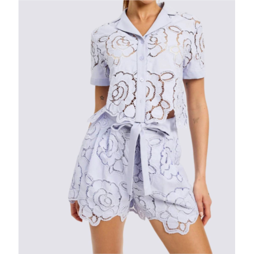 En Saison brynlee shorts in lilac