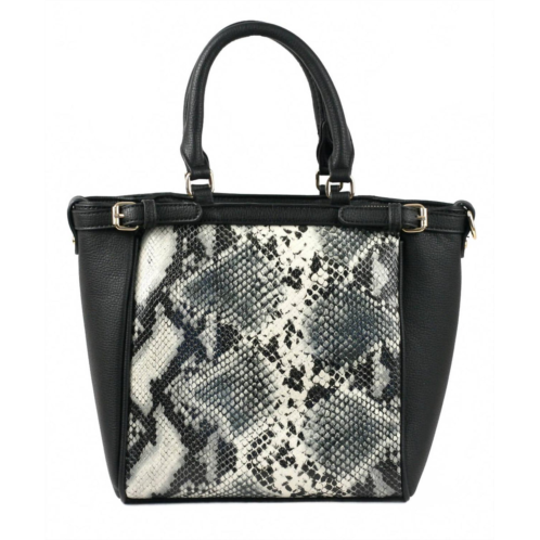 Urban Expressions womens aviana satchel bag in black