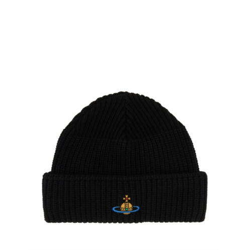 Vivienne Westwood beanie hat with logo