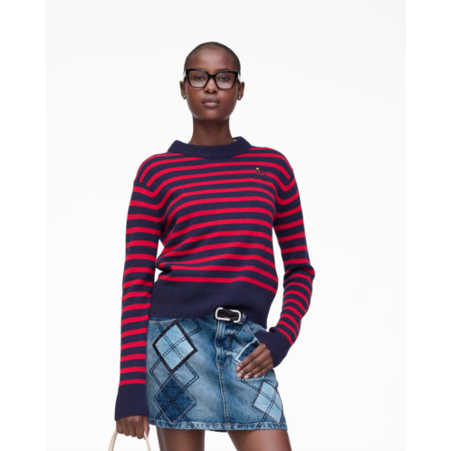 MARC JACOBS joy striped crewneck